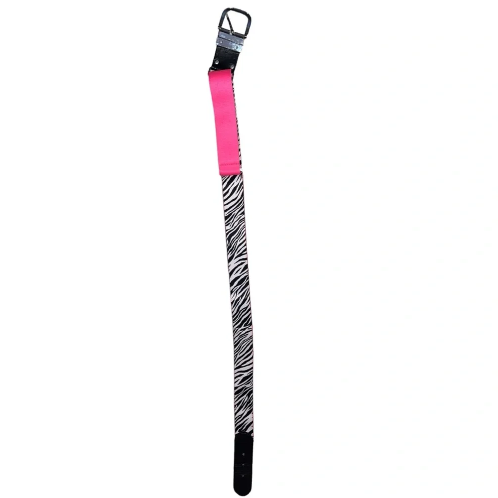 ☠️5/$20 ☠️INTENSITY | PINK ZEBRA ADJ REVERSIBLE BELT